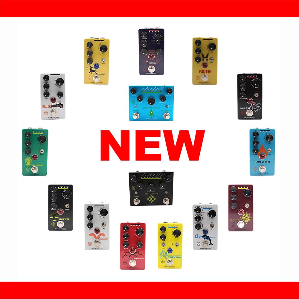 MOSKYAUDIO musical instrument guitar effector M series overdrive preamplifier excitation fader effector