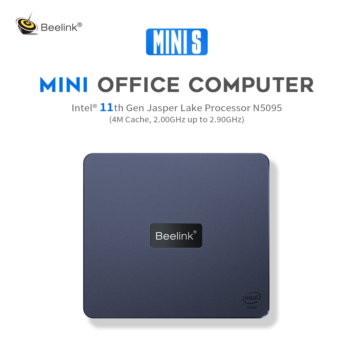 Beelink Computer Host MINI S Jasper Lake N5095 Commercial Office Computer
