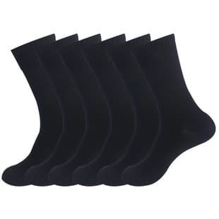 [6 Pairs Set] In Stock Cross-Border Solid Color High Elastic Calf Socks Sports Socks Unisex Black White Training Crew Socks