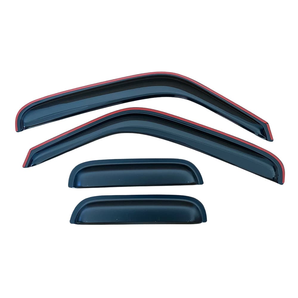 Compatible with Mazda B3000 1999-2010 Extended Cab Pickup Rain Guards