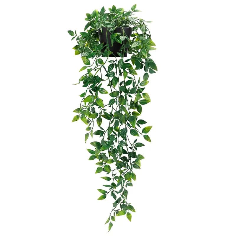 Cross-border artificial hanging plant datura, indoor wall decoration, small artificial potted plant