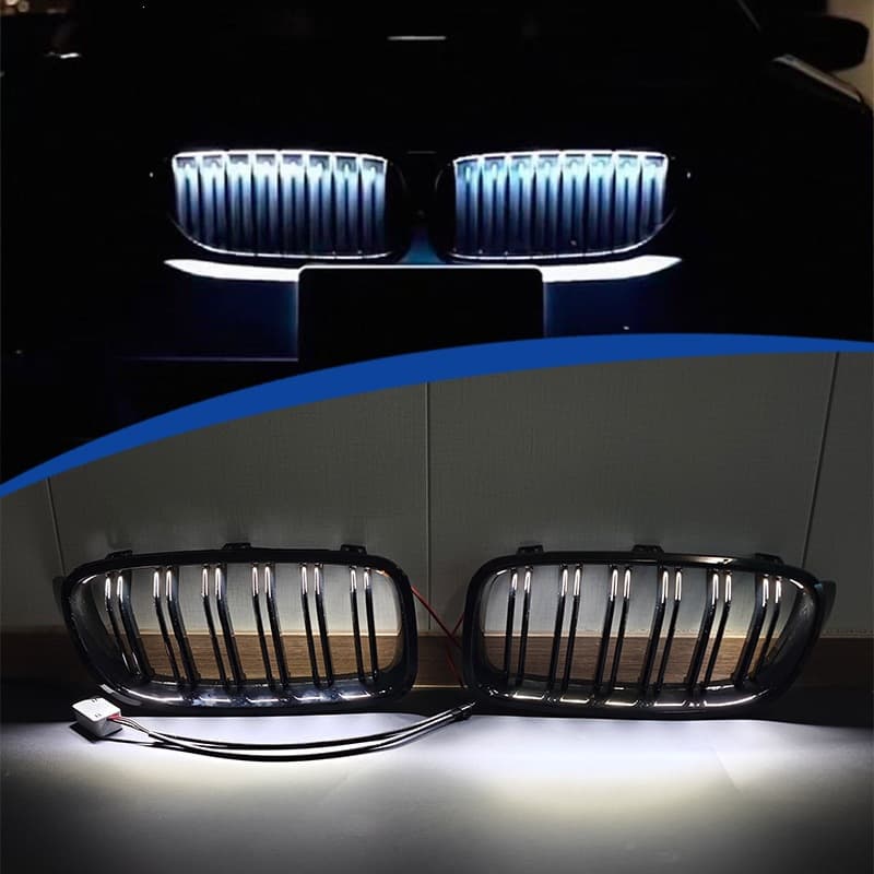 Suitable for 2013-2019 Bmw 3 Series F30 Built-In Illuminated Led Grille Dual-Line Model