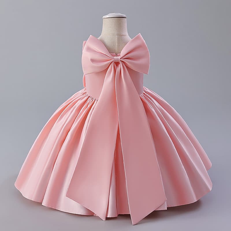 Cross-border Girls' Dress Children Baby Princess Tutu Skirt Bow Flower Girl Dress Little Girl Performance Costume