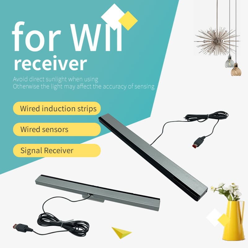 Hot Sale WIIU Wired Receiver Wii U Receiver Wii Sensor Bar Wired Receiver