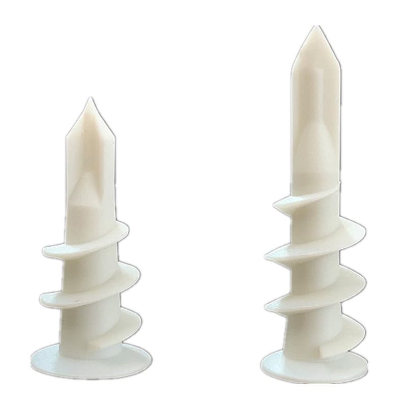 Gypsum Board Spiral Plug Nylon PA Fiberglass Reinforced Material Cross-Border Cooperation Manufacturer Gypsum Board Spiral Fastener