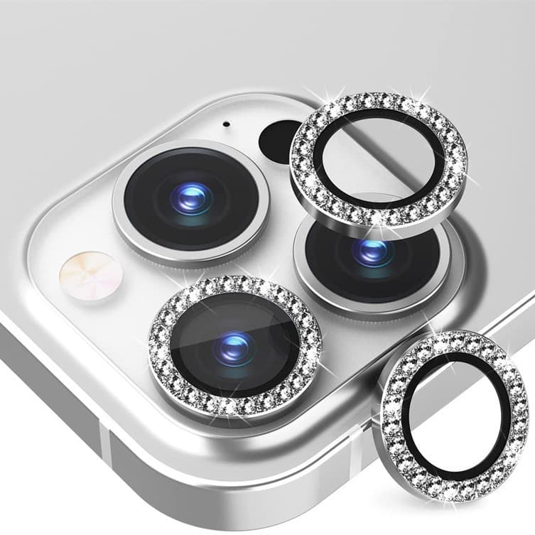 Diamond Eagle Eye Lens Film for iPhone 17/17 Pro, Scratch-Proof Camera Lens Protector with Rhinestones
