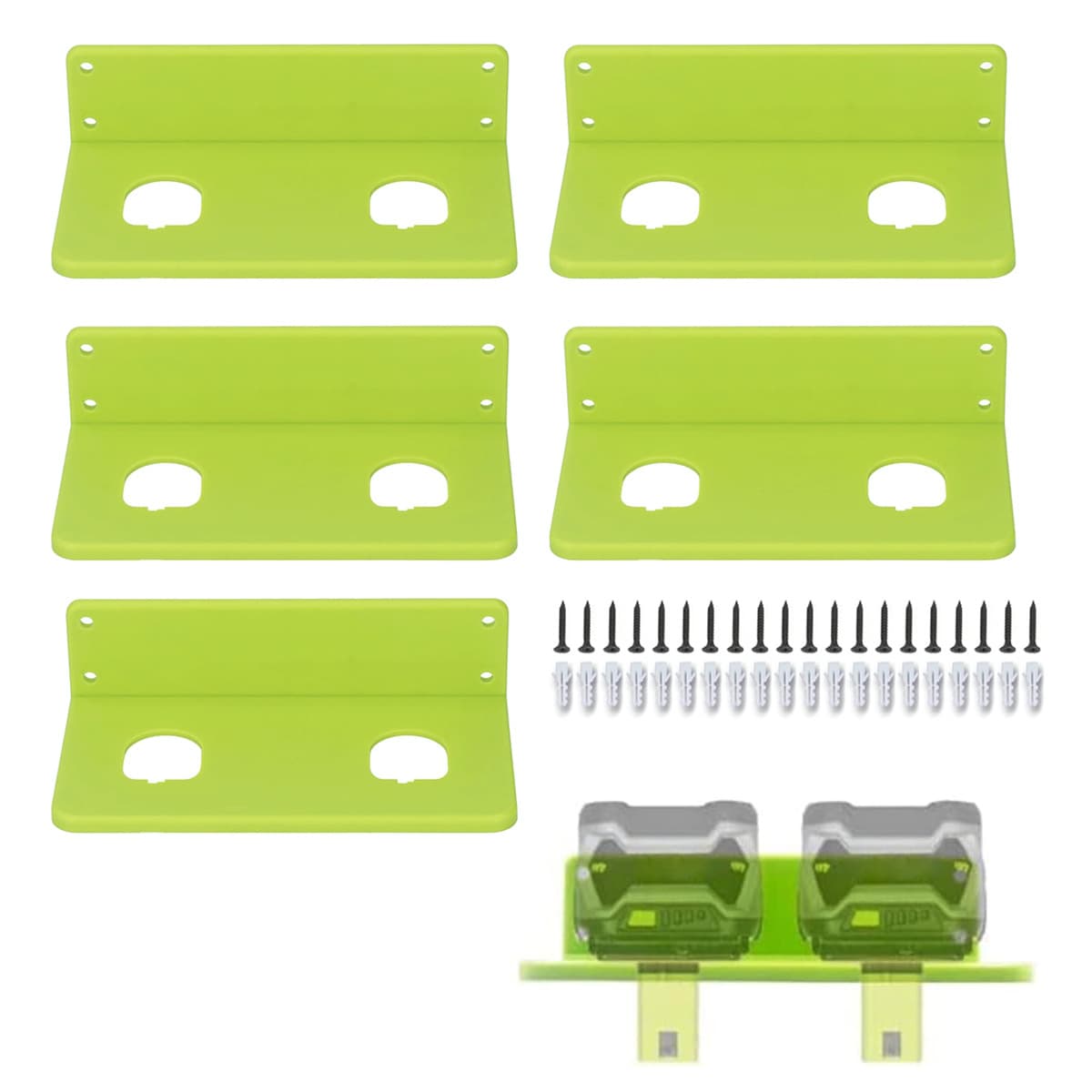 Mounting Bracket for Ryobi 12V 14.4V 18V Power Tool Battery Holder