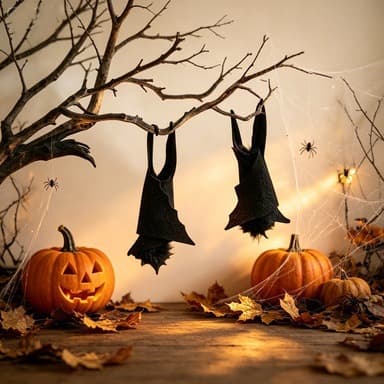 Hot New Bat Pendant Halloween Decoration Hanging Ornament Small Bat Large Bat Halloween Scene Setup