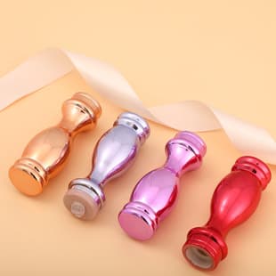 New Electroplated Hollow Vase Makeup Brush with Plastic Handle, Beginner Blush Contour Portable Beauty Tool Wholesale