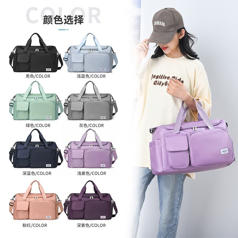 Travel bag for women, large-capacity portable luggage bag, maternity storage bag, short-distance business trip, travel portable bag, fitness bag for women