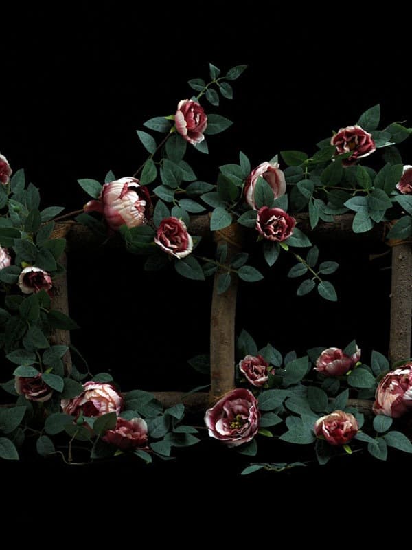 Rattan Plastic Rose Vine Decoration Fake Flower Wedding Pipe Decoration Covering Ugliness Vine Ceiling Wall Decoration