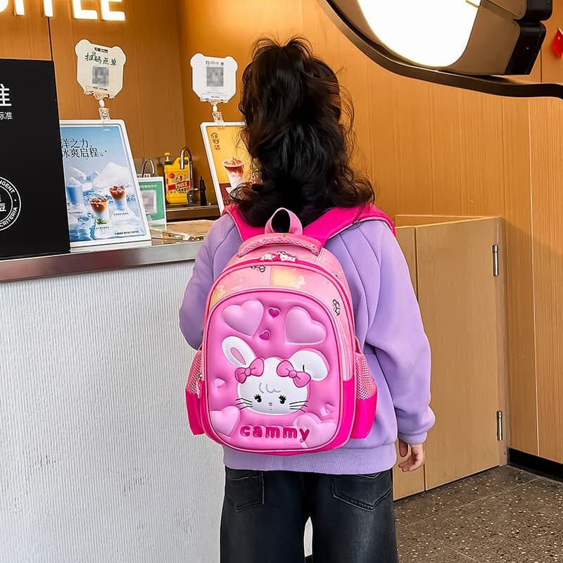 New Kids Cartoon Backpack, Cute and Stylish School Bag for Kindergarten Boys and Girls, Love Kuromi Trendy Backpack