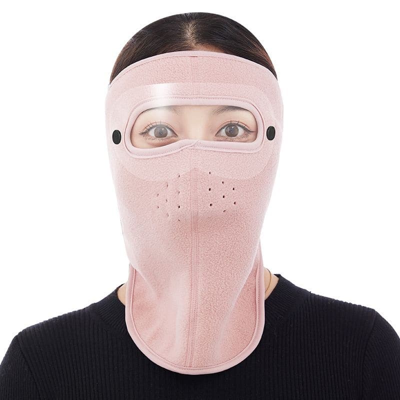 Full-Face Winter Warm Mask for Men and Women, Windproof, Cold-Proof, Fleece-Lined, Thickened with Eye and Ear Protection