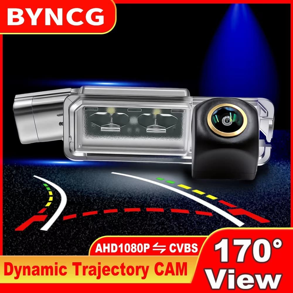 Cross-border hot-selling dynamic track camera suitable for Volkswagen CC Scirocco Golf 7, Lingdu Magotan Tange