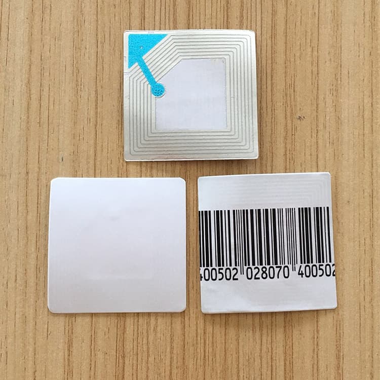 4*4CM RF Security Tag System 8.2MHz Supermarket Anti-Theft Soft Label Product Security Sticker