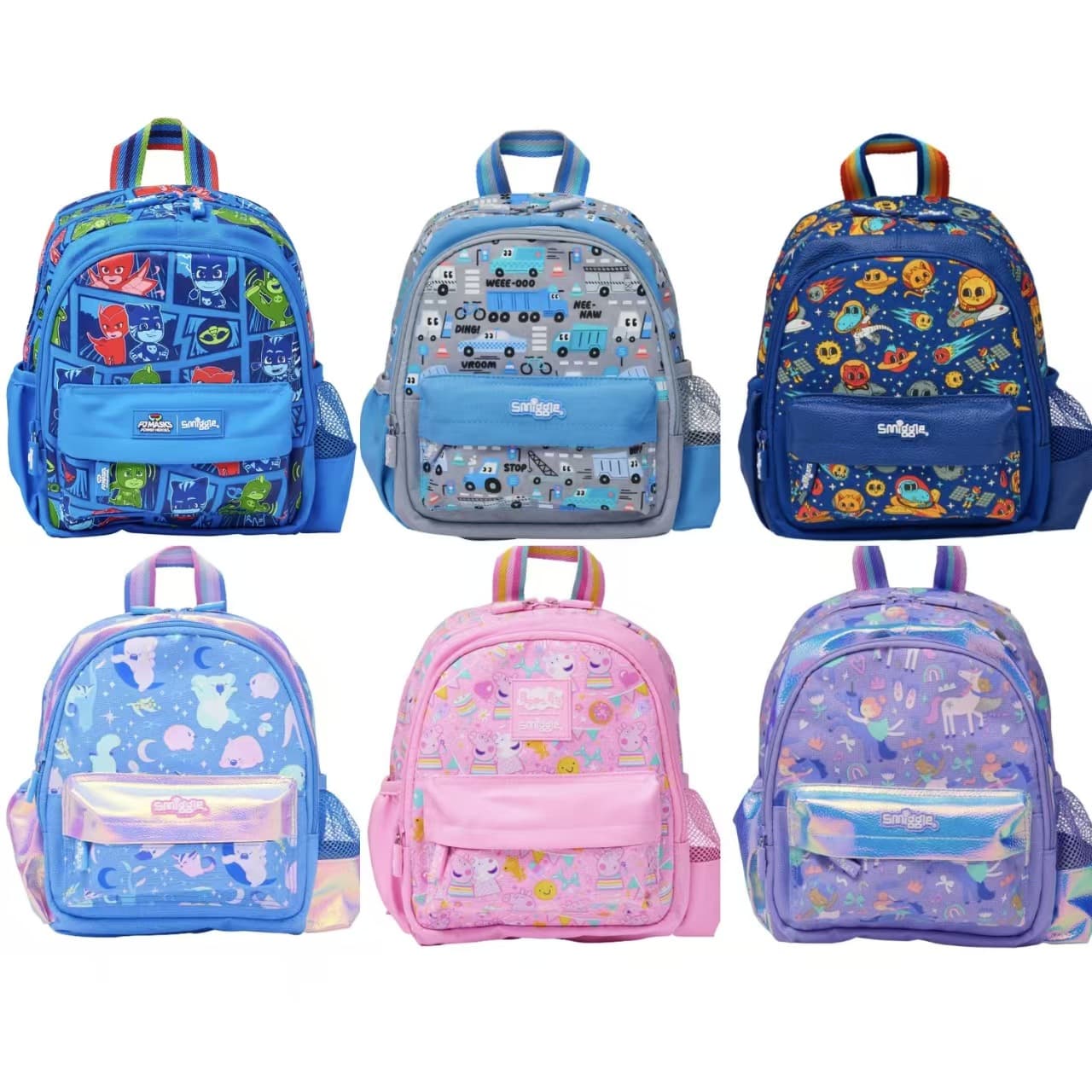 Australian smiggle small school bag kindergarten toddler backpack cute card school bag 1-3 year old baby backpack