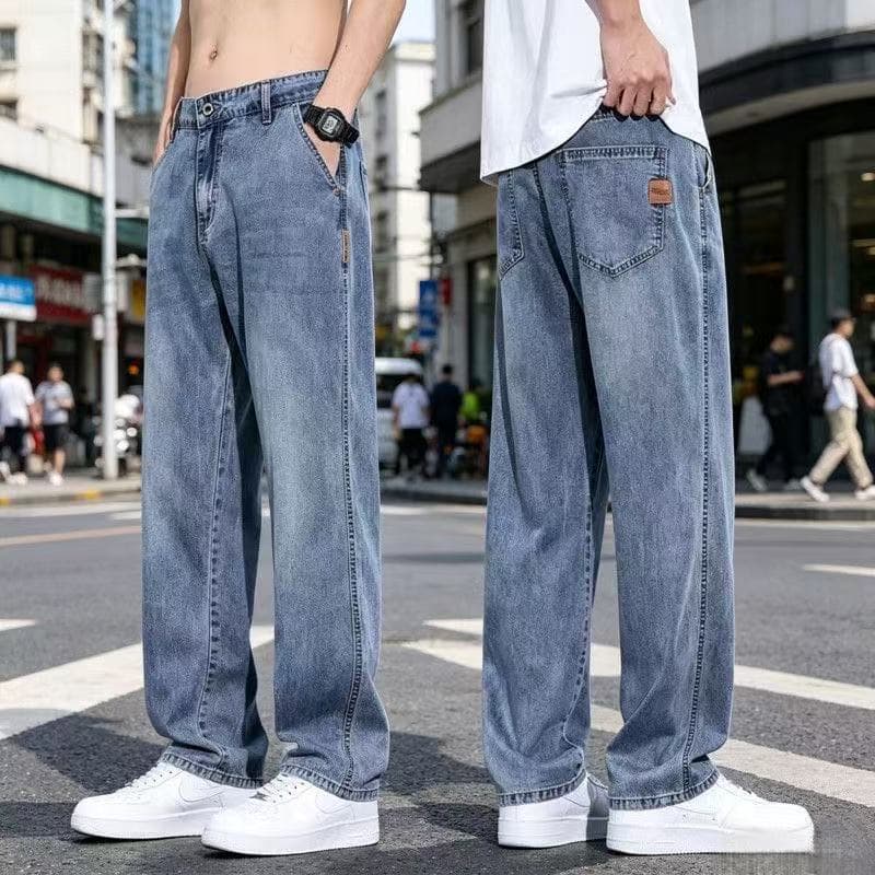 Cross-border Factory Direct Men's Jeans, American Style, Spring/Autumn, Washed Casual Long Pants, High Street American Jeans