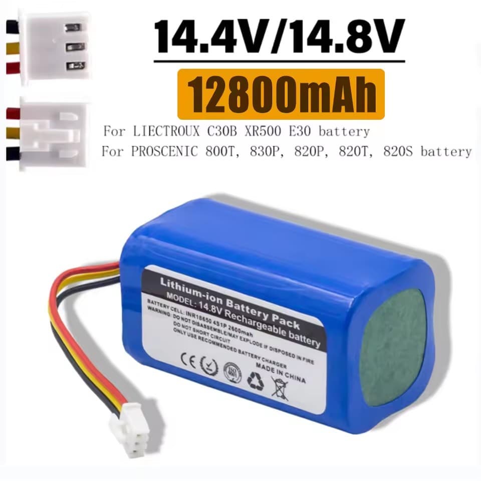 14.4V 14.8V 3500mAh18650 lithium-ion battery LIECTROUX C30B XR500 battery