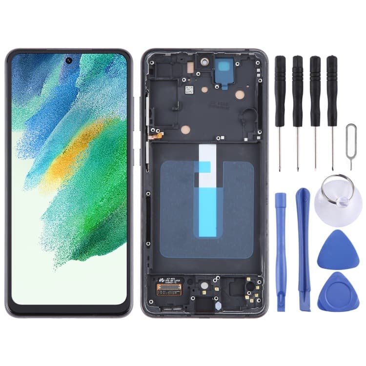 TFT LCD Screen Assembly with Frame for Samsung Galaxy S21 FE 5G SM-G990B