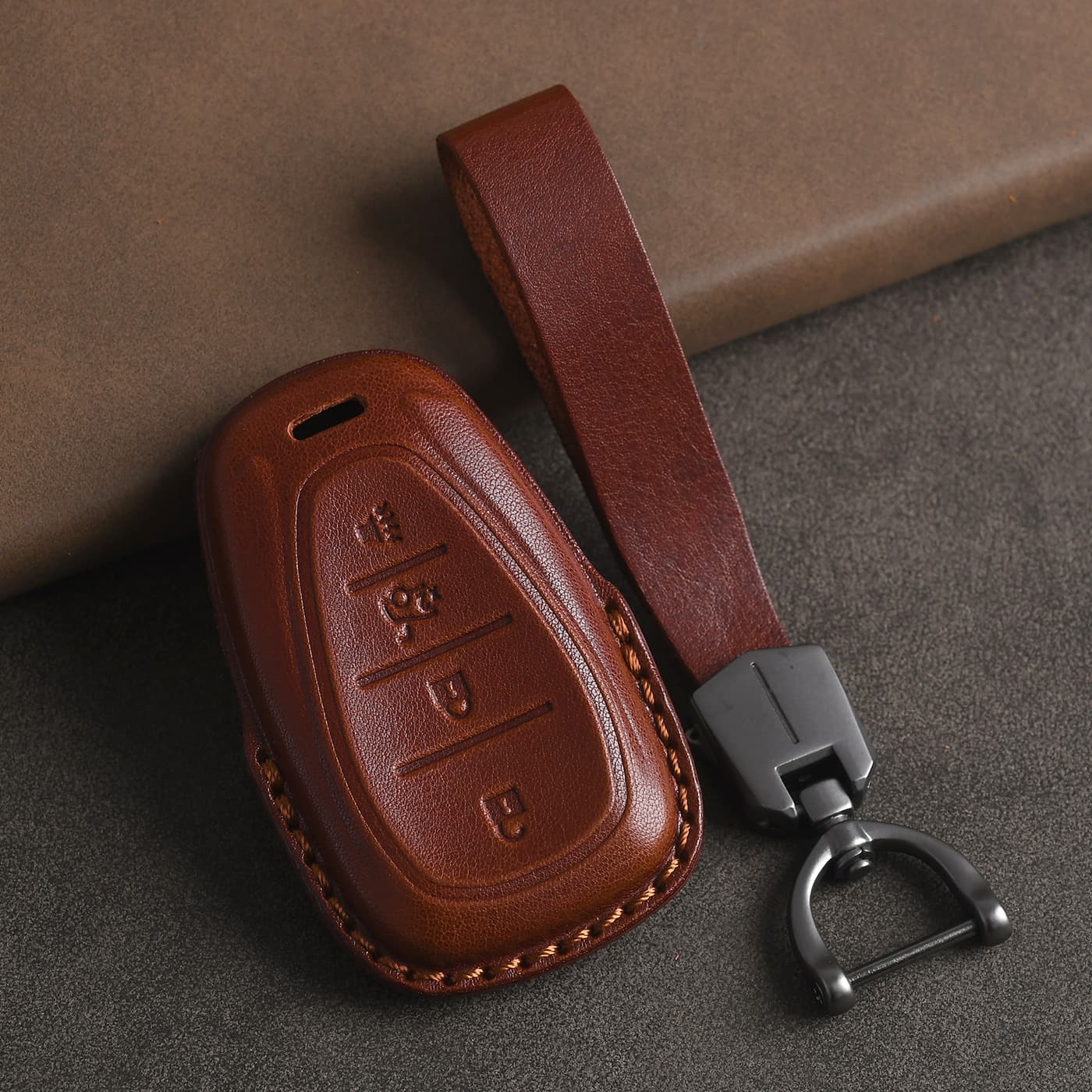 Key Case Cover for Chevrolet Malibu XL, Equinox, Orlando, Trailblazer, Trax