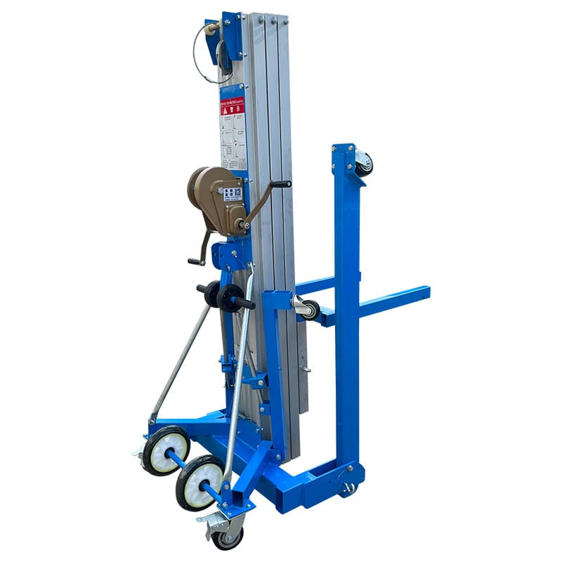 Exhibition Lift All Parts Accessories Complete Set Guide Rail Hand Winch Caster Wheel Wire Rope Drive Wheel Pin