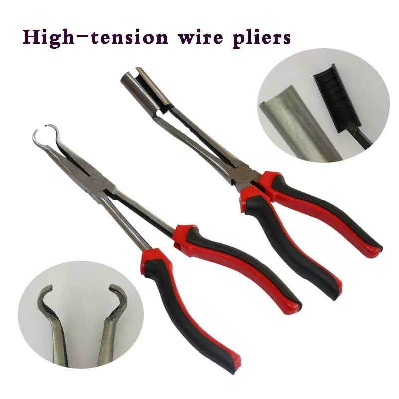 Automotive High-Voltage Wire Stripping Pliers, Steel Wire Pliers, Spark Plug Pliers, Spark Plug Wire Removal Pliers, Spark Plug Socket Pliers