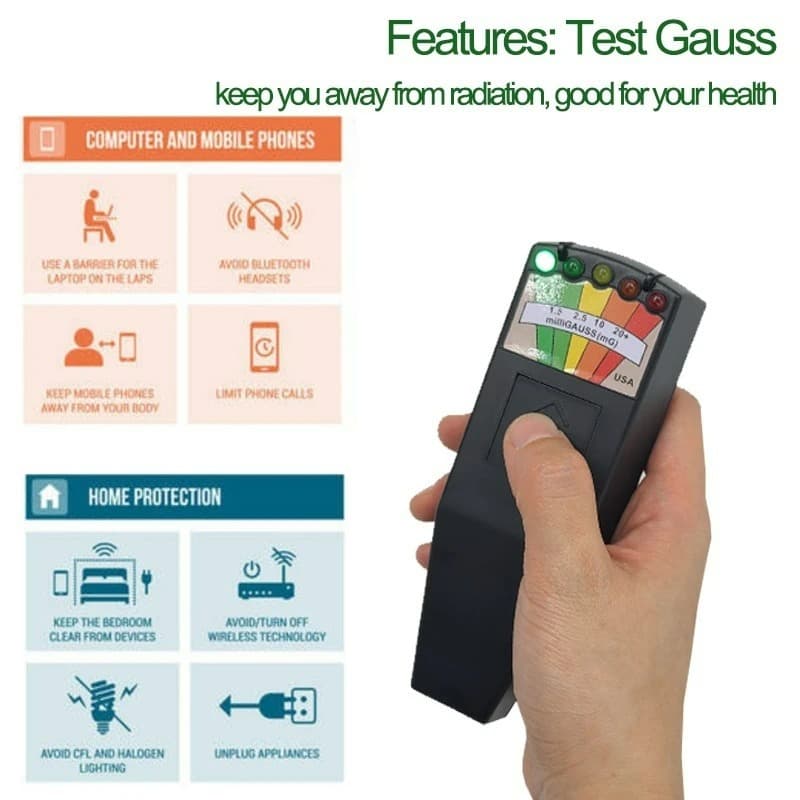Cross-border Electromagnetic Radiation Detector Magnetic Field Radiation Tester Radiation High-Frequency Electromagnetic Radiation Detector K2