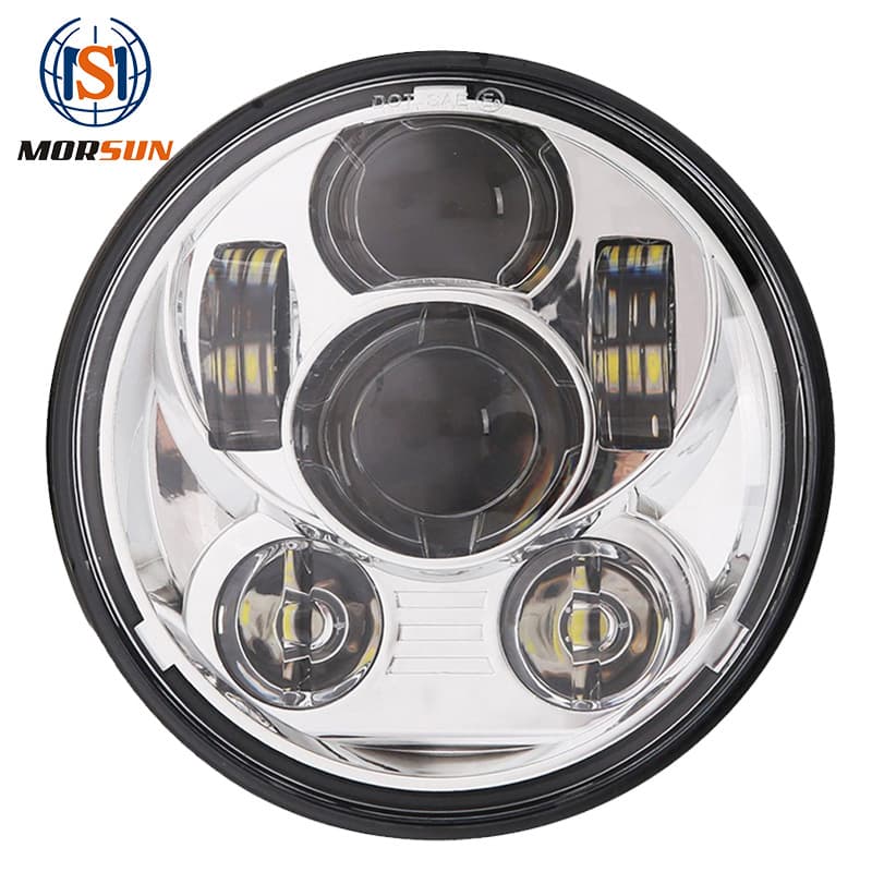Light electronic 5.75 inch Harley headlight Harley 5.75 inch LED headlight motorcycle headlight