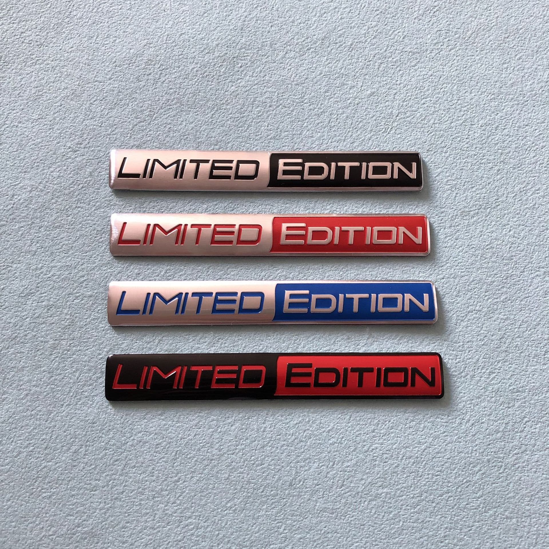 Limited edition car logo modified car rear logo sticker limited edition limited metal car sticker aluminum logo nameplate