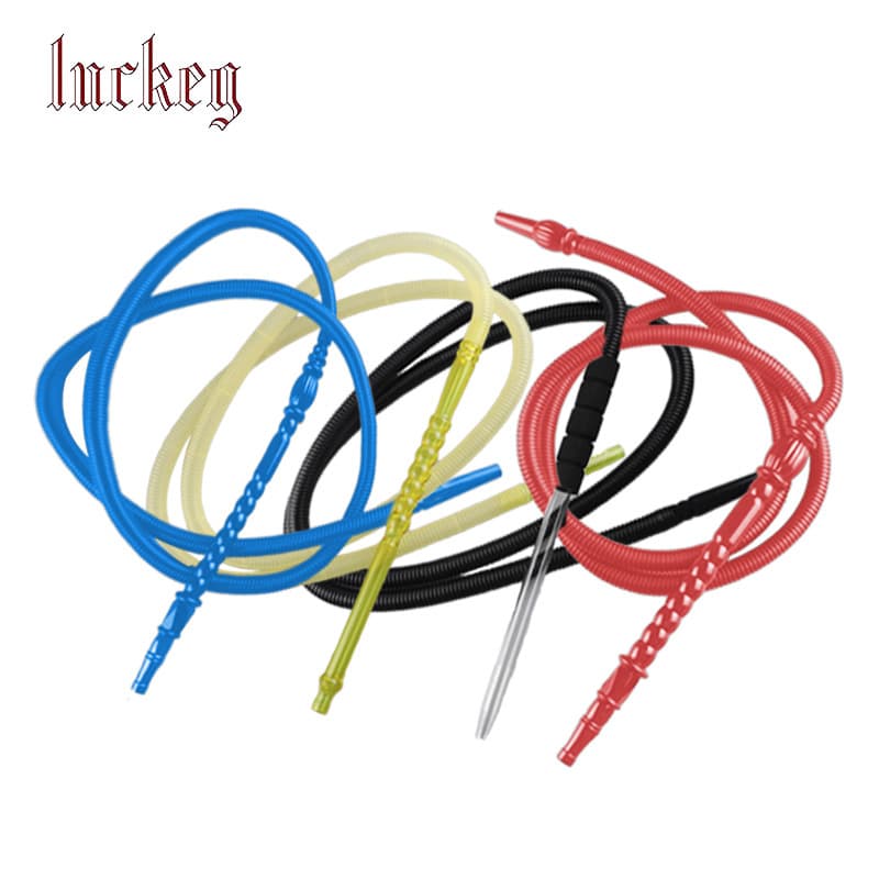 Cross-Border Supply of Arabic Hookah Disposable PE Pipes + Glass Handle Hookah Pipes