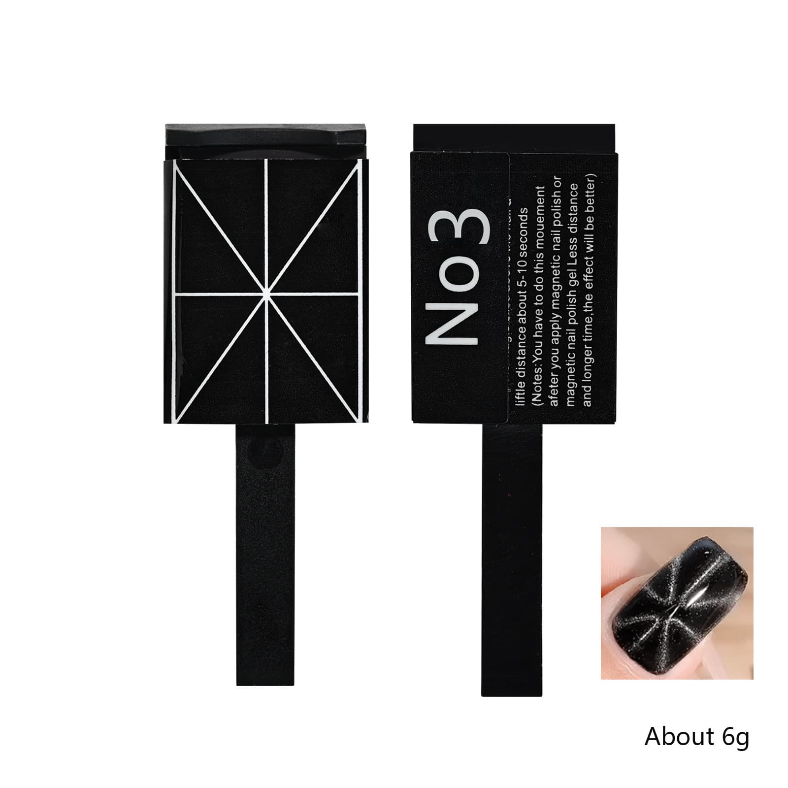 Nail Art Tool Super Strong Magnetic Cat Eye Magnet, Assorted Styles, Cat Eye Gel Magnetic Stone, Professional Nail Art Essential, Wholesale