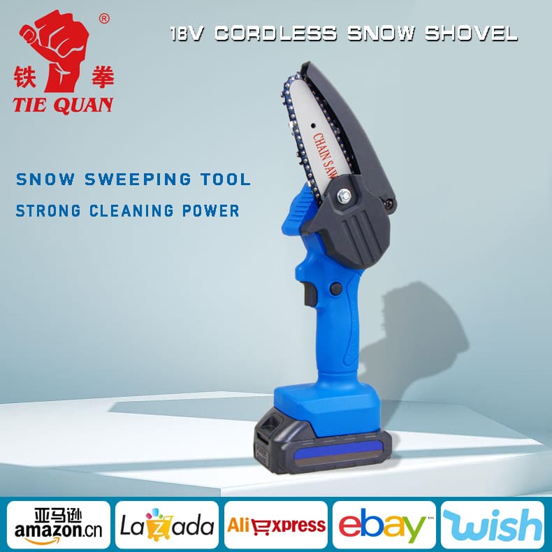 Electric Chainsaw, One-Hand Rechargeable, Handheld Chainsaw, Garden Logging Pruning Electric, Mini Lithium Battery Chainsaw