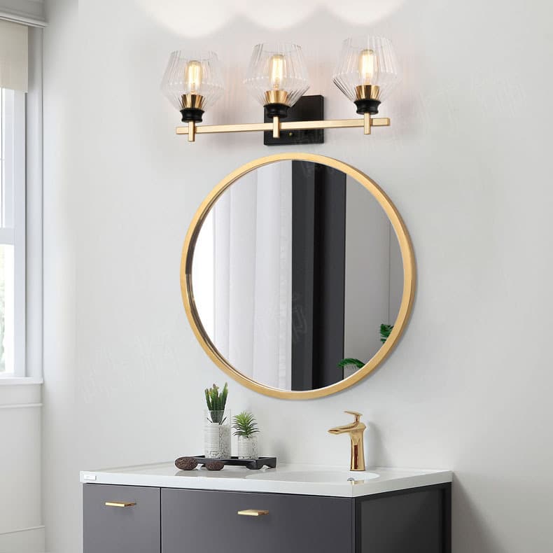 Cross-border Amazon American-style bathroom mirror light, vanity mirror cabinet light, indoor wall light for hallway and staircase