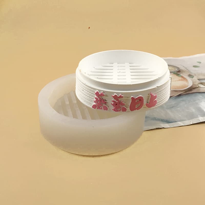 Large Steaming Prosperity Steamer Shape Mold Silicone Mold DIY Craft Mold Food Grade Silicone