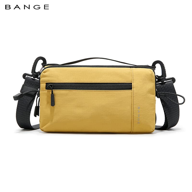 BANGE Men's Crossbody Bag Premium Quality Multi-functional Chest Bag Cross-border Fashion Casual Shoulder Bag