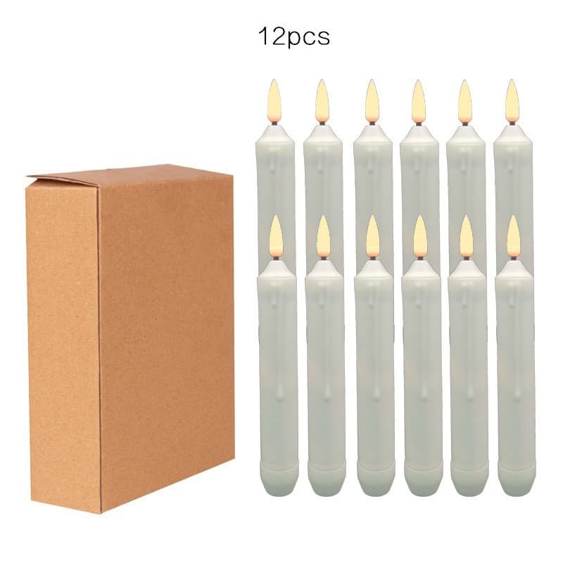 Cross-Border Bestseller 3D Bullet Head Tear Rod Wax, Birthday Party Gathering Decor Restaurant Scene Setup Factory Wholesale