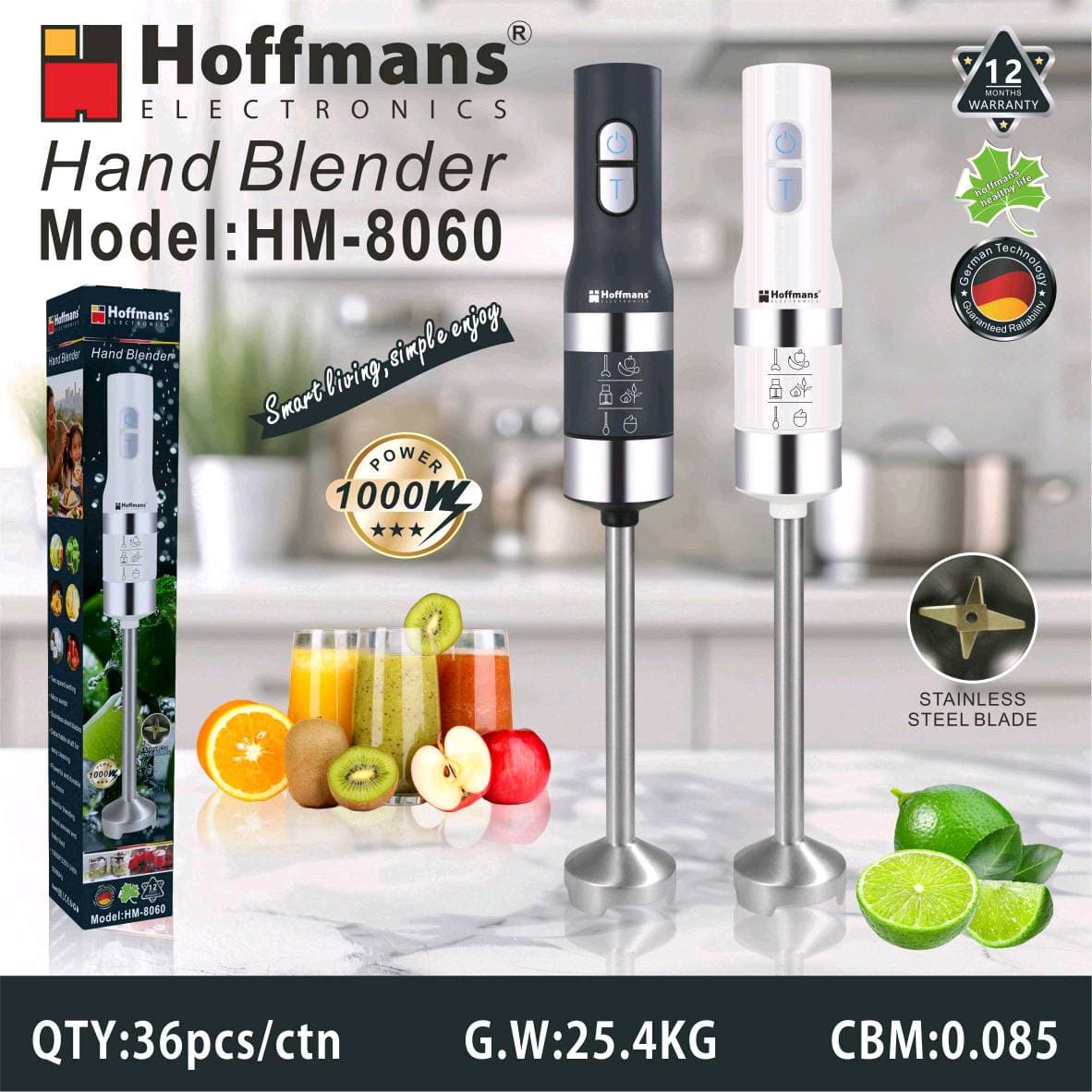 Export Hoffmans Blender 8060 Hand Blender 0.085cbm 25.4kg