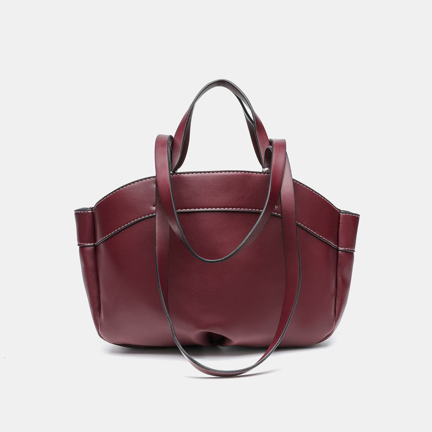 Z-Style Korean Trendy Large-Capacity Tote Bag for Women, New Arrival Solid Color Commuter Shopping Bag, Handheld Mother-Child Bag, Shoulder Bag