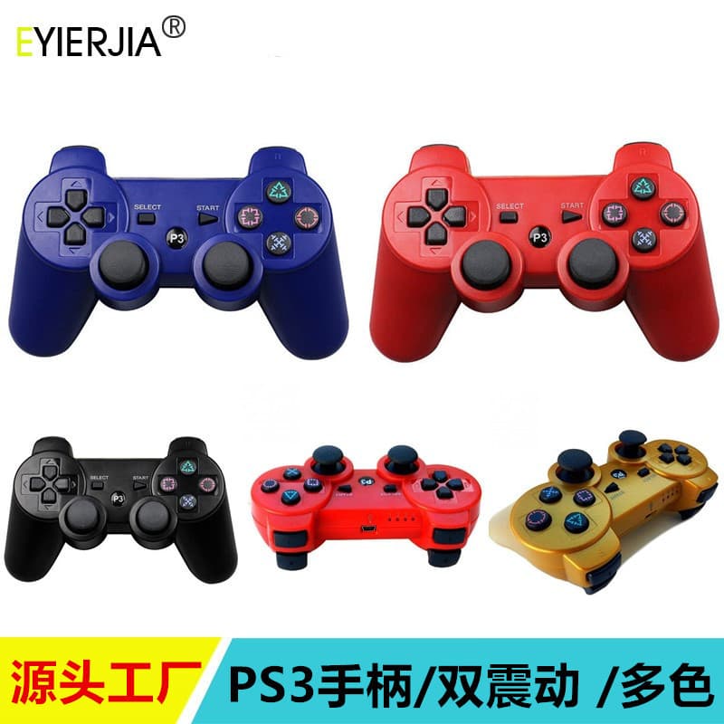 Factory Stock PS3 Wireless Bluetooth Game Controller Dual Shock Snowflake Button For Gaming