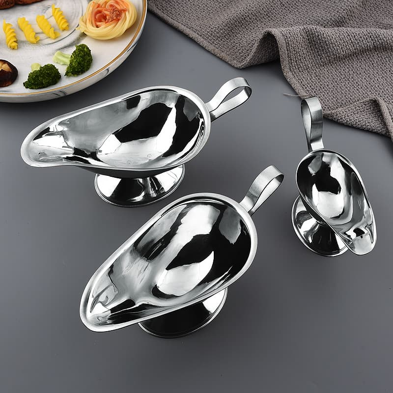 Wholesale Steak Sauce Boat Hotel Restaurant Supplies Sauce Boat Gravy Boat Pepper Sauce Boat Black Pepper Sauce Boat