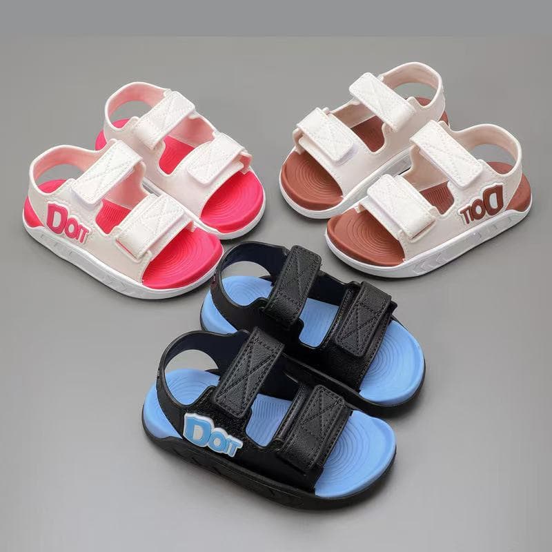 Children's Sandals, Summer, Sporty, Double-Strap, Velcro, Open-Toe Sandals for Boys and Girls, Baby, Kids, Toddler, Beach Shoes