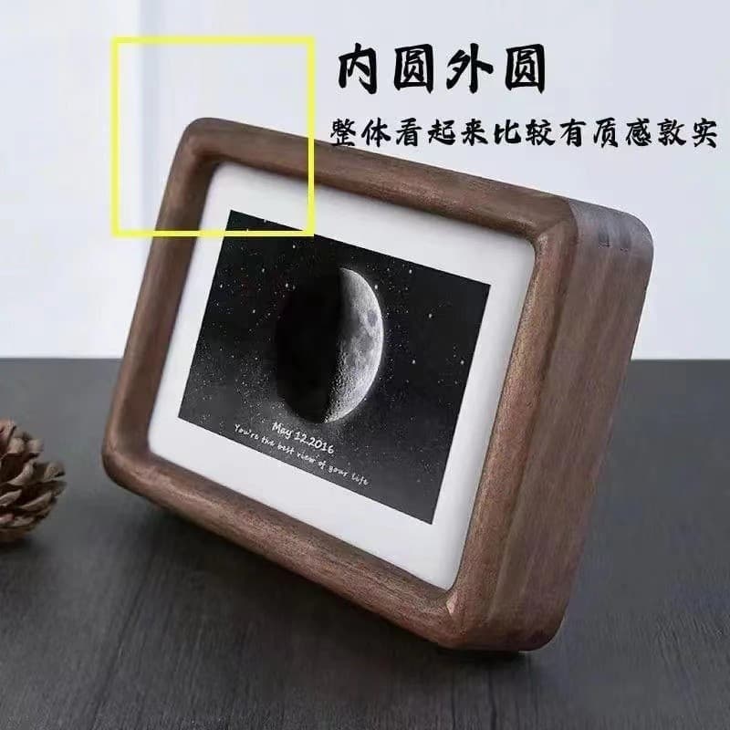 Solid wood North American black walnut mortise and tenon rounded corner picture frame table calligraphy and painting A4 picture frame manufacturer wholesale a4 picture frame a4 picture frame