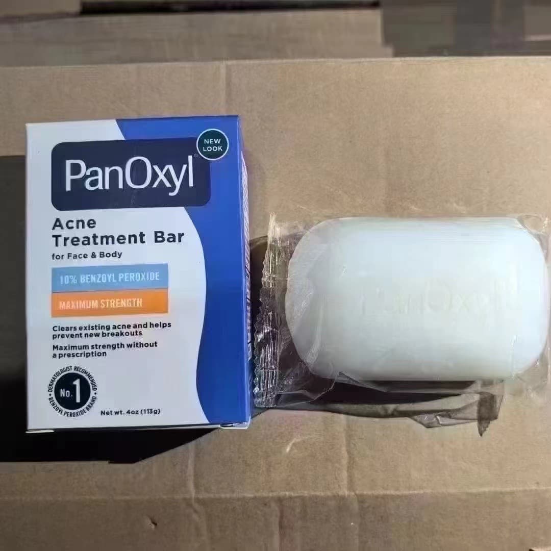 Panoxyl 10% Benzoyl Peroxide Acne Treatment Bar Soap BPO Deep Facial and Body Cleanser for US Market