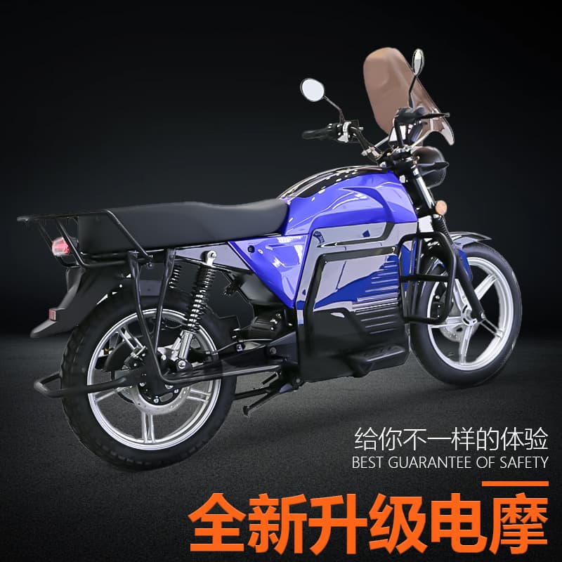 Factory Cross-Border Export High-Power 72V Two-Wheel Electric Vehicle for Adults, Electric Motorcycle for Men and Women, Off-Road, Multi-Color