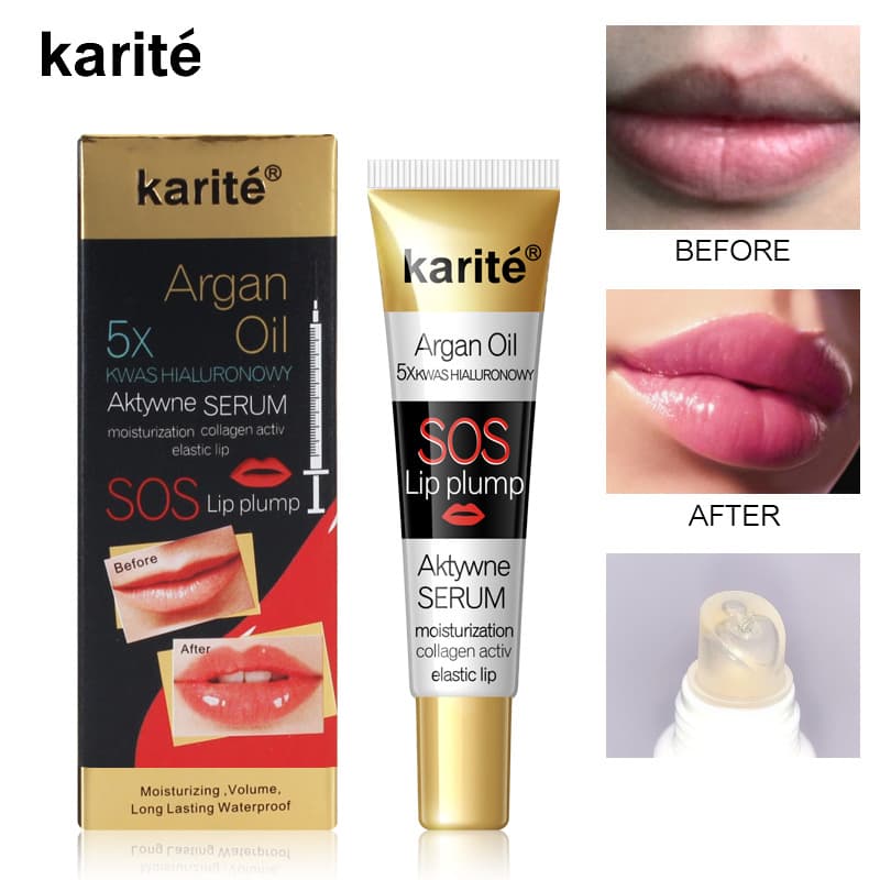 Kiss Beauty Cross-Border Hot Selling Transparent Lip Plumping Elastic Big Mouth Lip Glaze Jelly Lip Gloss Elastic Lip