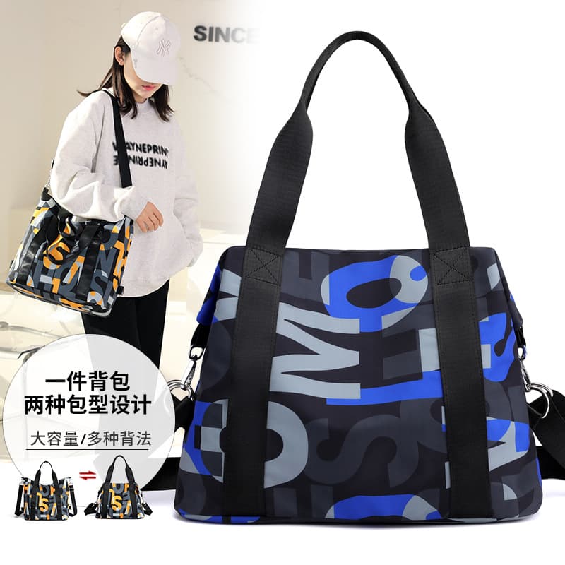 Nylon women's bag wholesale letter shoulder bag women's large capacity Oxford cloth hand-held crossbody bag tote bag trendy hot style