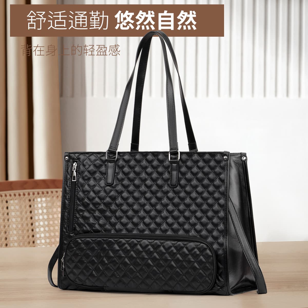 In Stock New 2-in-1 Handbag Lunch Bag Set Large Tote Bag Insulated Lunch Box Women's Crossbody Laptop Bag