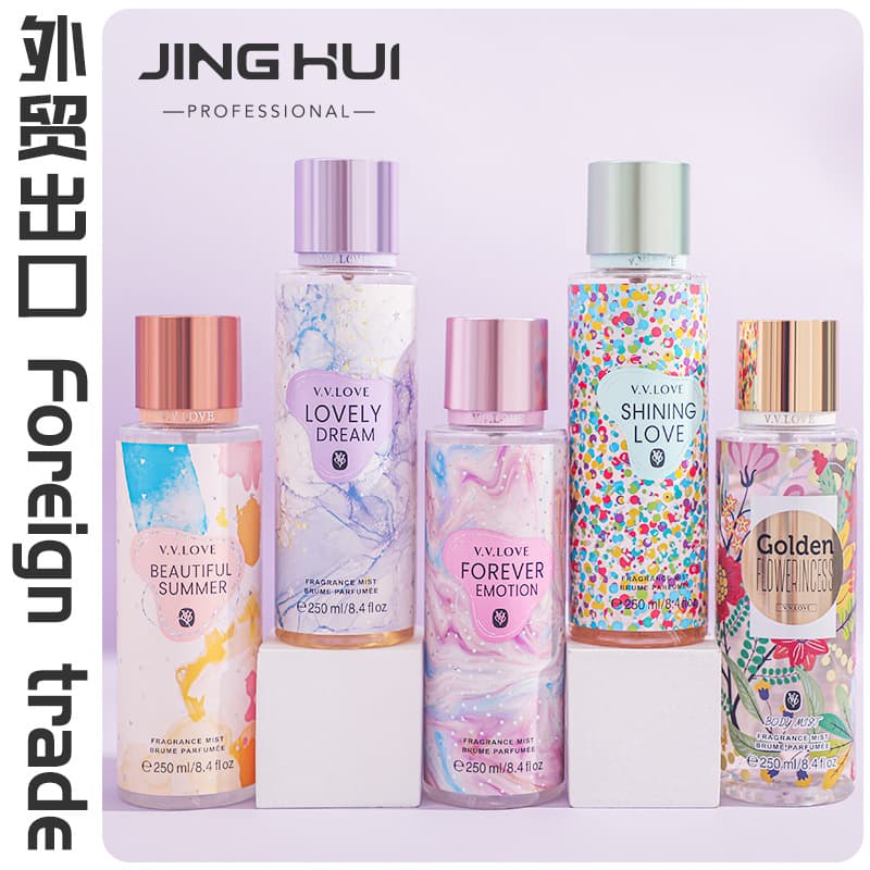 Vietnam cross-border popular foreign trade women's perfume 250ml body spray women's fruity fragrance perfume wholesale