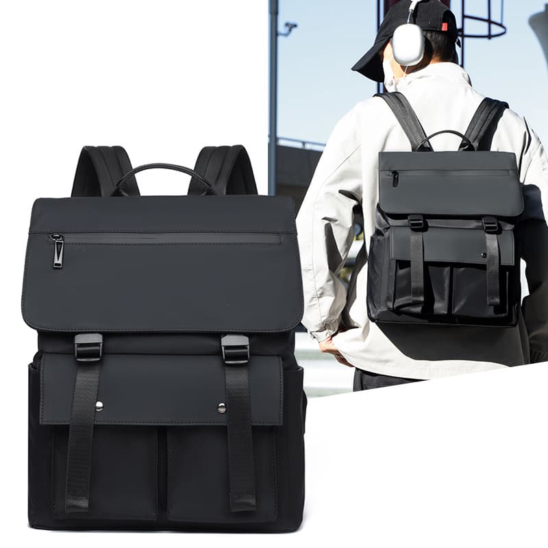 School Bag Men's Large-Capacity Travel Backpack Computer Bag Casual College Student Backpack Men's Cross-Border High-Quality Backpack