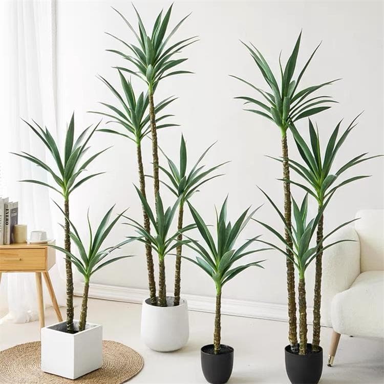 Wholesale Potted Plants Nordic Style Artificial Plants Fake Greenery High Simulation Decoration Floral Soft Decor Home Gardening Bonsai Ornaments
